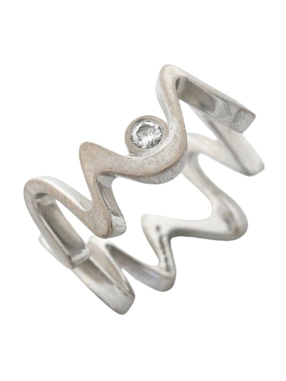 Tiffany & Co Ring Frank Gehry Equus White Gold Diamond